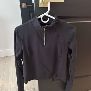 Black Quarter-Zip Performance Pullover